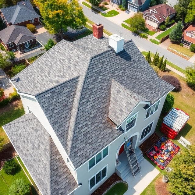 Shingle roof replacement cost for a 2,200 sq ft home