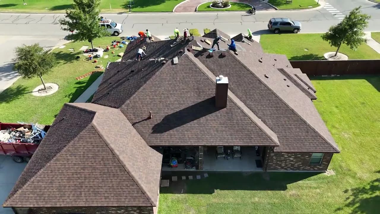 Tarrytown Roofing team on a project site