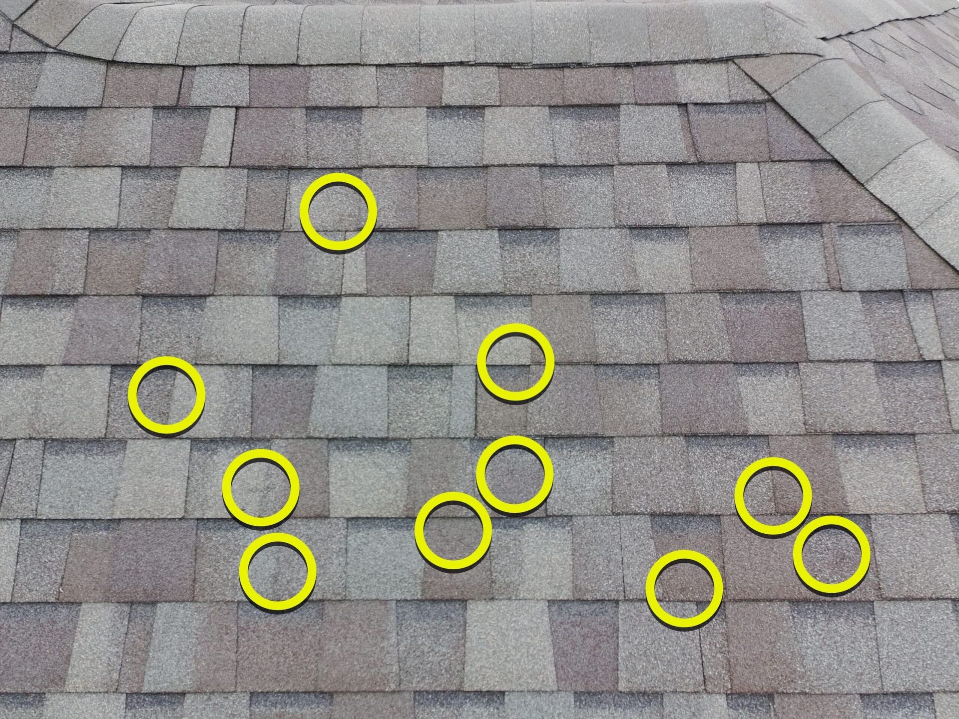 Hail-storm roof replacement