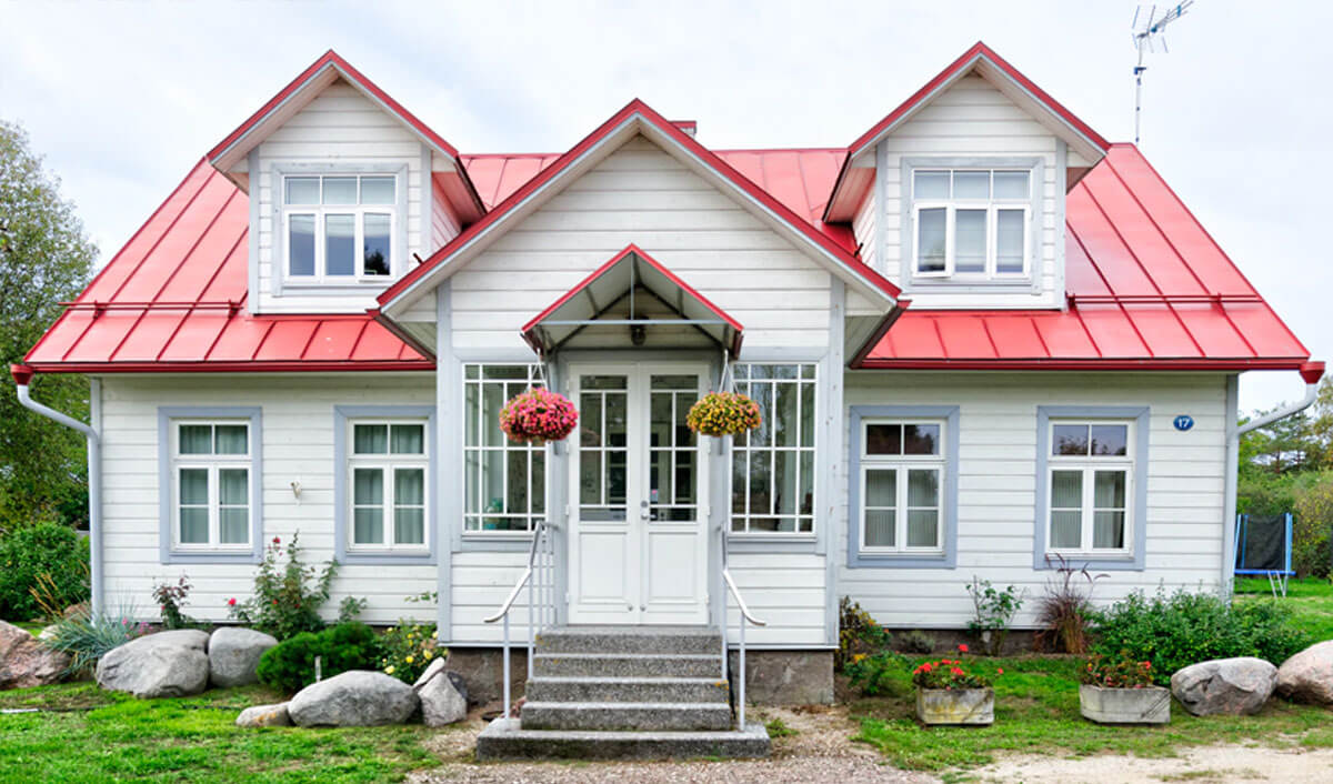 two-story house