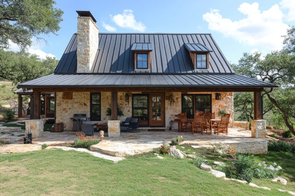 Metal Roof on home, Austin, Texas