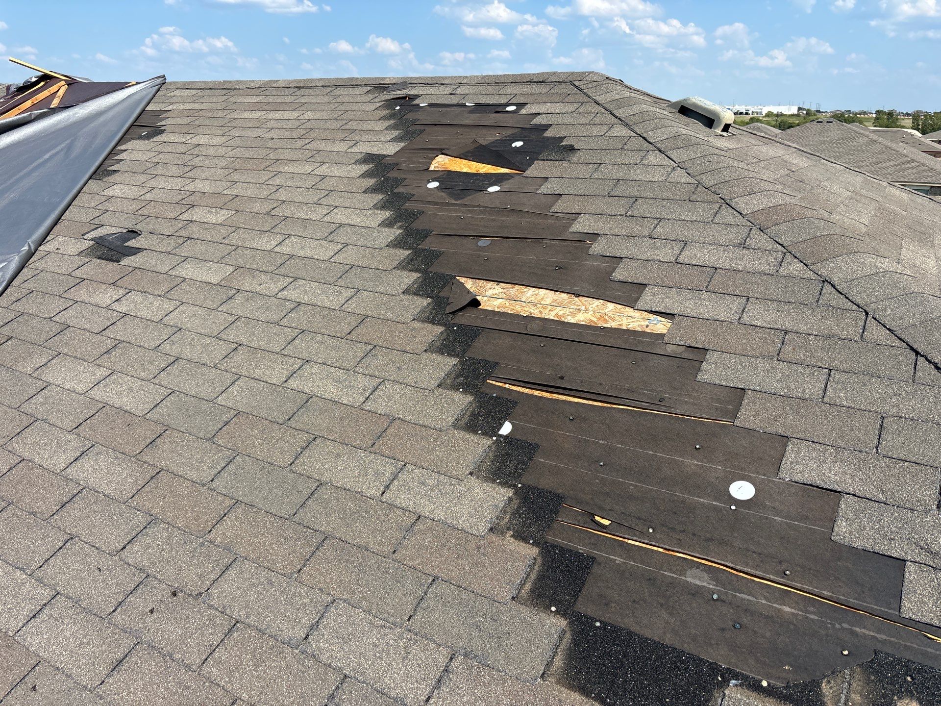 roof damage