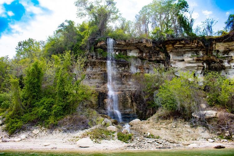Waterfall at Belton Lake