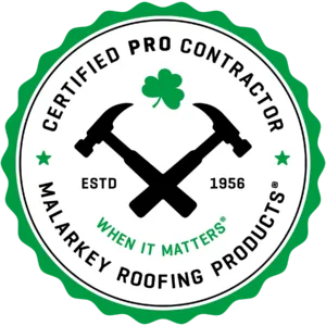 certified pro contractor badge malarkey