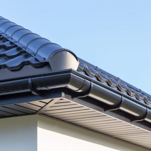 Gutter Gutter on residential home in Georgetown, Texas